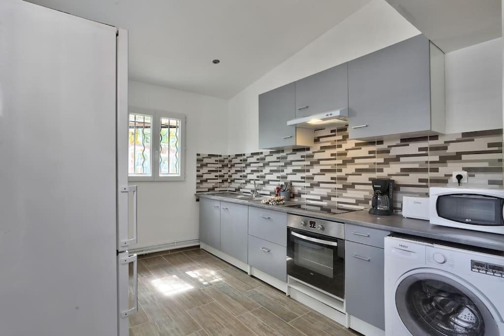 Free Private Parking - 15Mn Paris - 5Mn Walk Train Station - All Equipped - Terrace - Garden - Stade De France - Casino D'Enghien - Hippodrome, Universite Épinay-sur-Seine Exterior foto