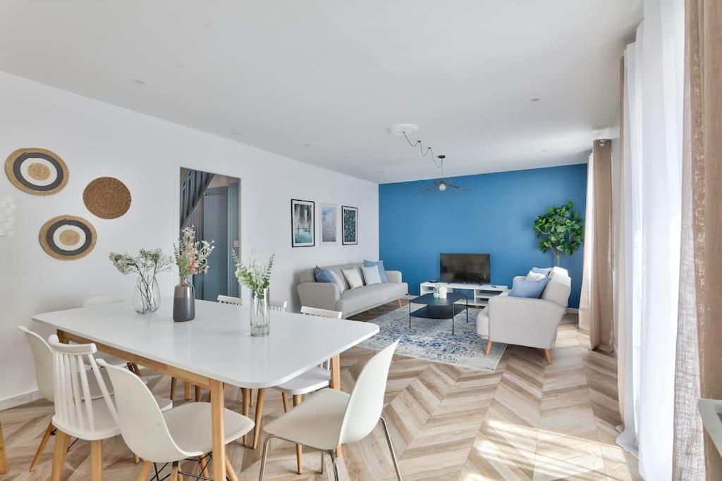 Free Private Parking - 15Mn Paris - 5Mn Walk Train Station - All Equipped - Terrace - Garden - Stade De France - Casino D'Enghien - Hippodrome, Universite Épinay-sur-Seine Exterior foto